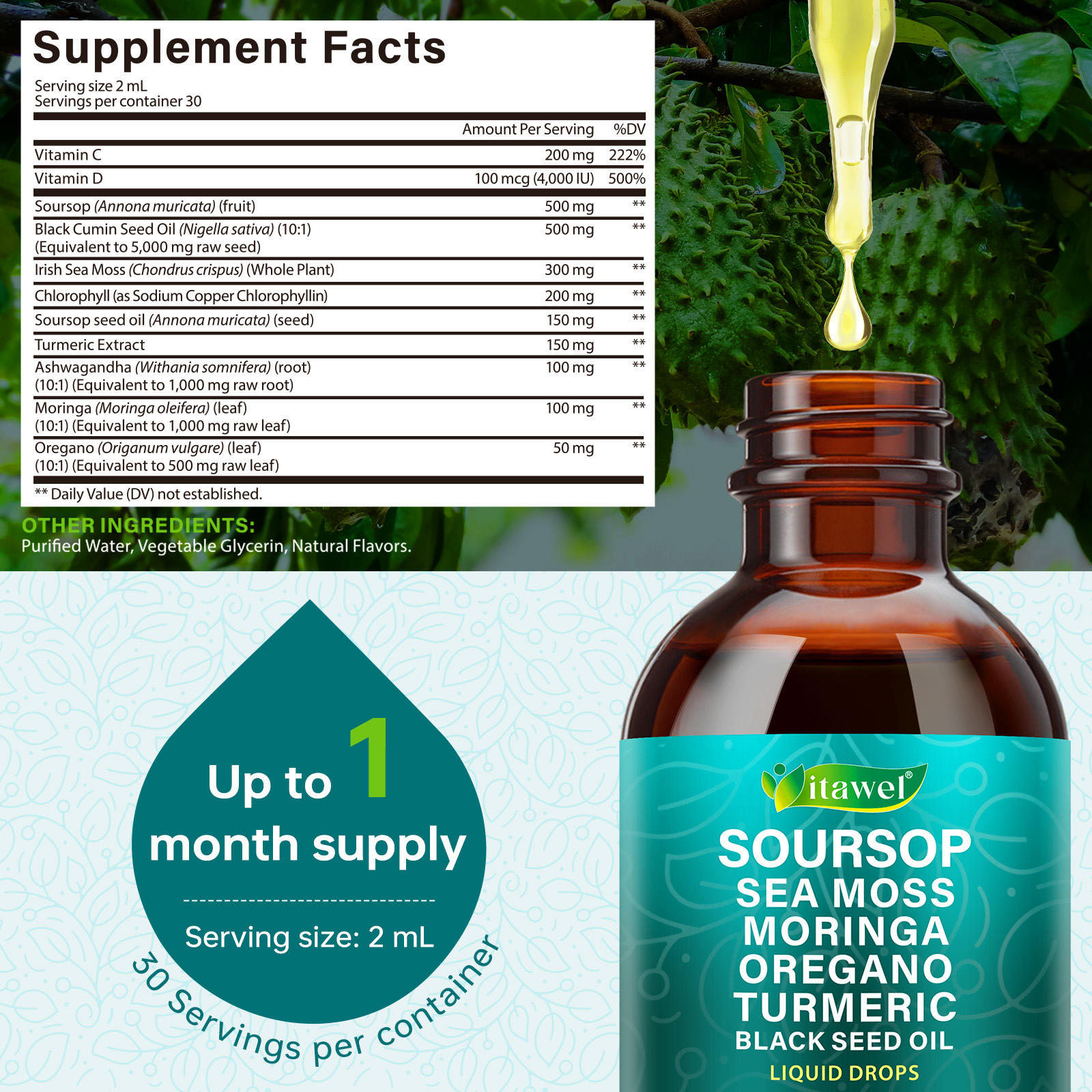 Itawel® - Soursop Liquid Drops