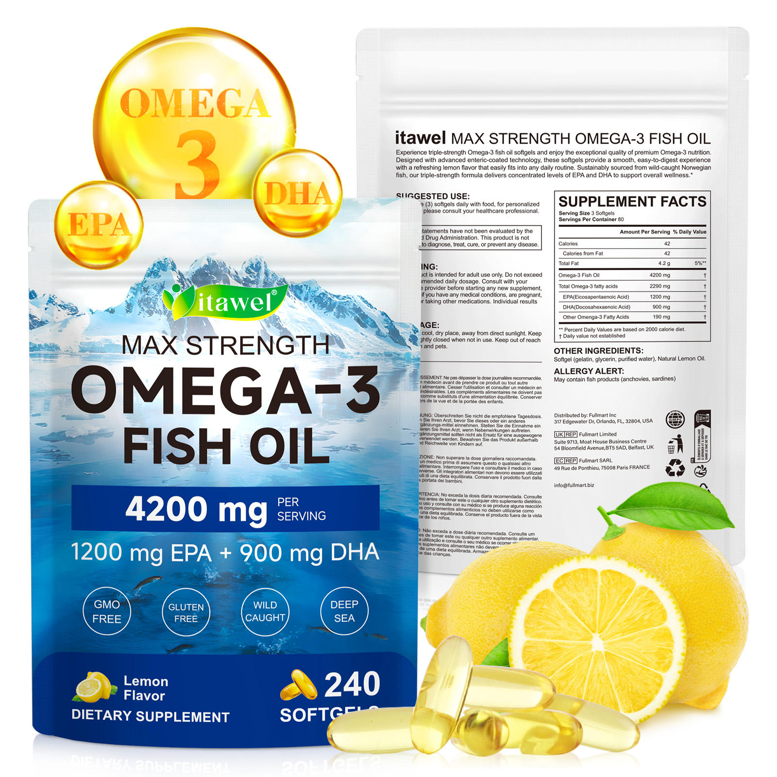 Itawel® - Omega-3 Fish Oil Softgels
