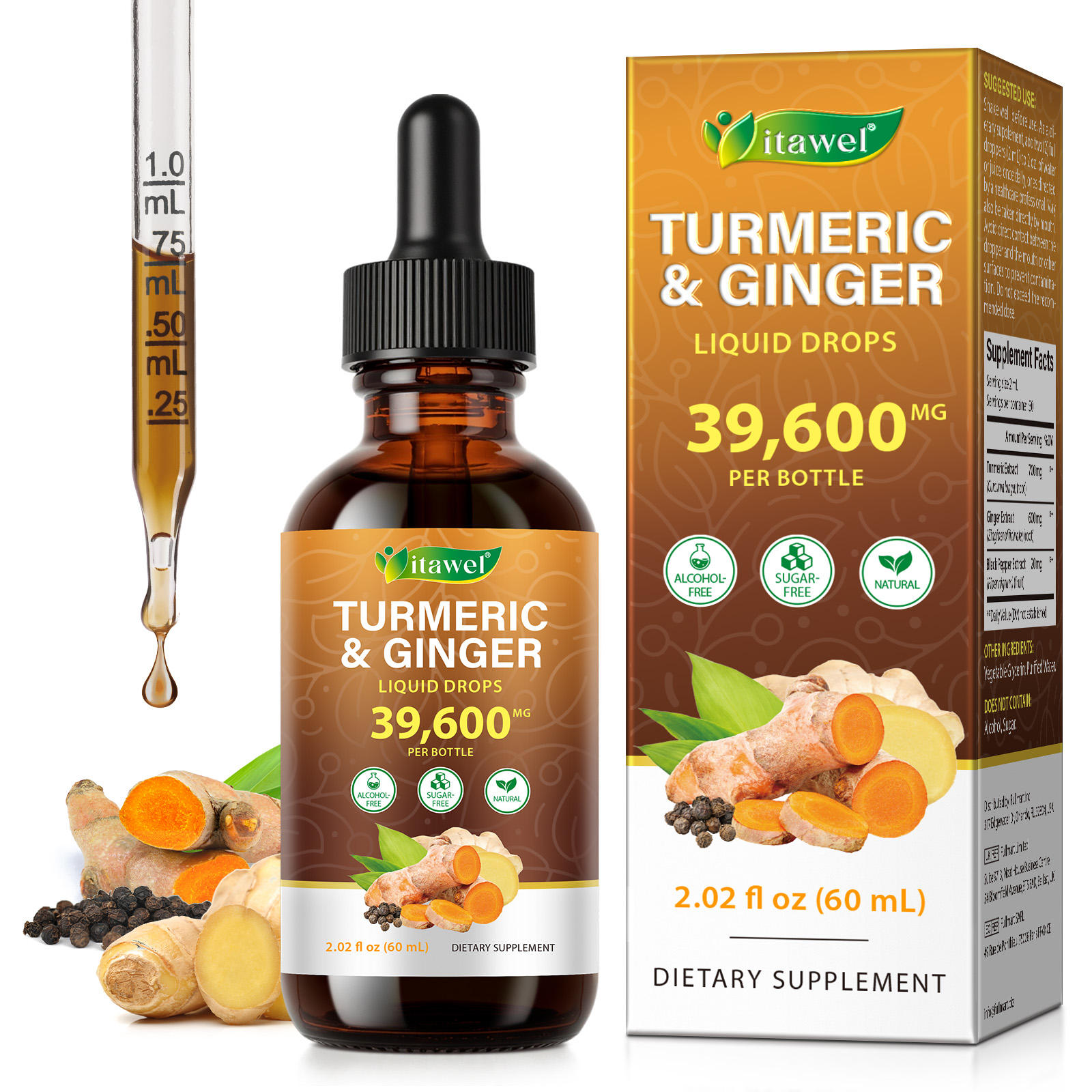 Itawel® - Turmeric & Ginger Liquid Drops